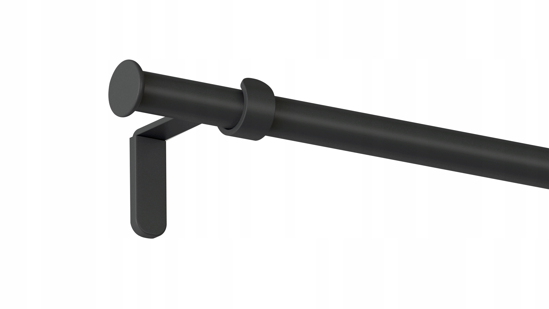 

Karnisz Oslo 160cm pojedynczy 19mm metal czarny