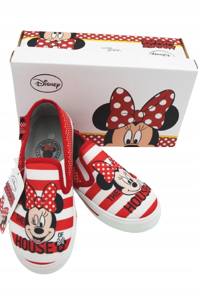 

Minnie Mouse 20,5cm trampki, slip-on r. 31