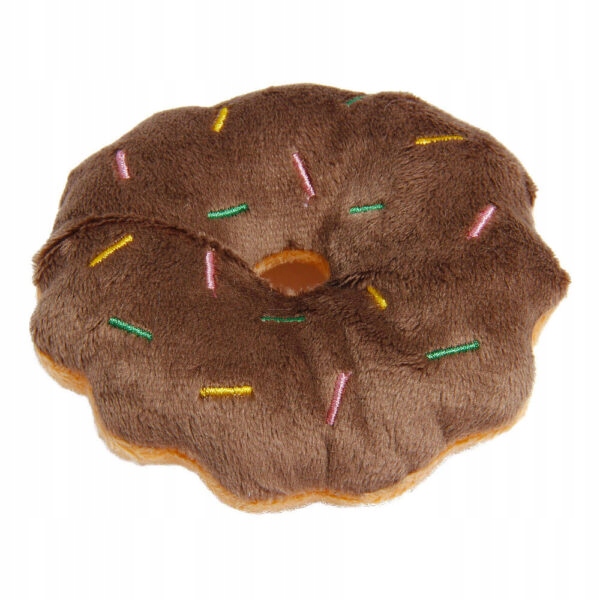 

Pluszowa zabawka Donut z piszczałką Brązowy