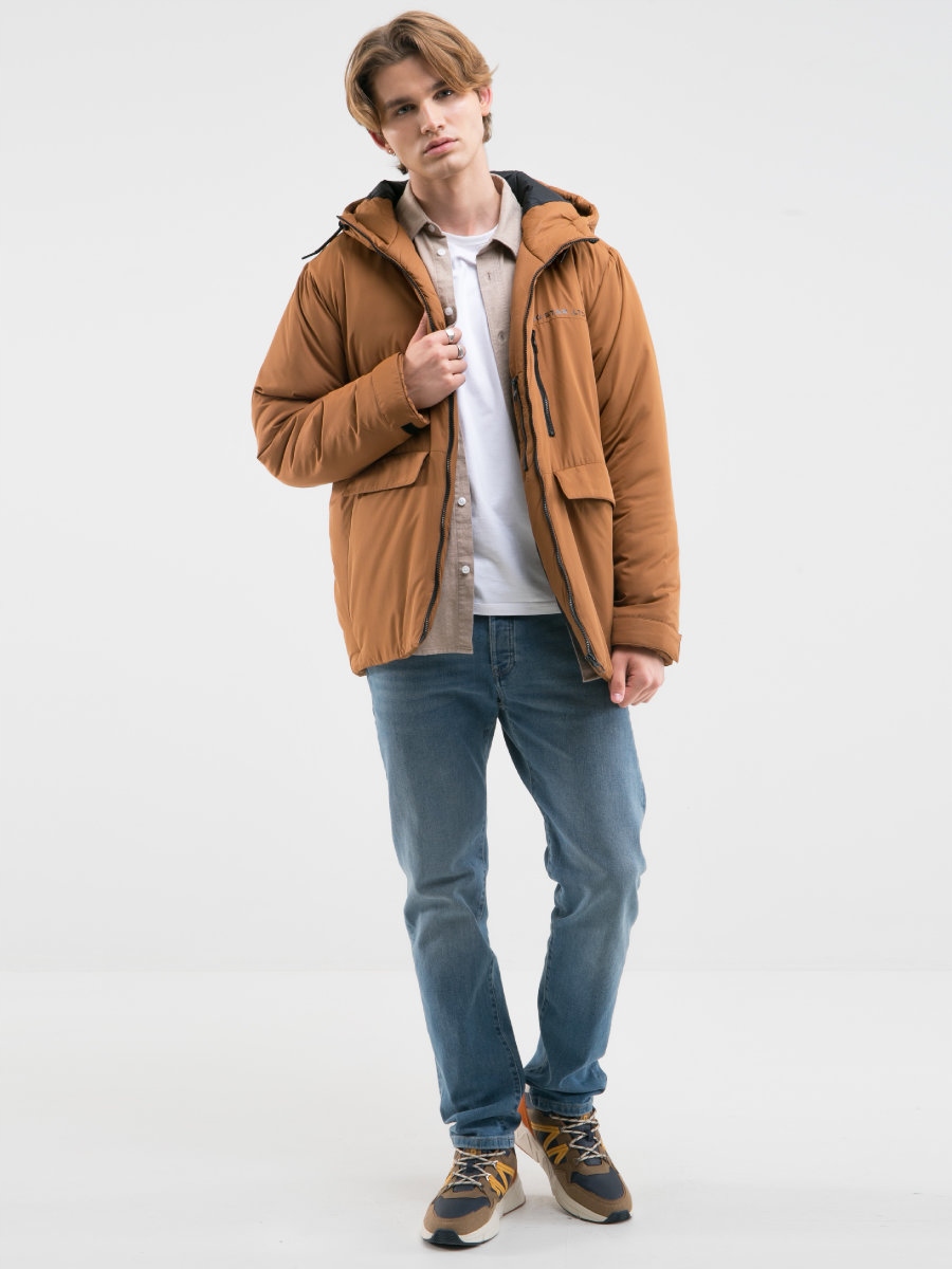 Big Star Kurtka Męska Brązowa Gurkan 802 XL