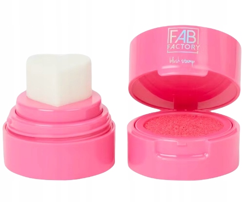 Stempel Serce Fab Factory Róż w płynie z aplikatorem do makijażu 6,5g róż