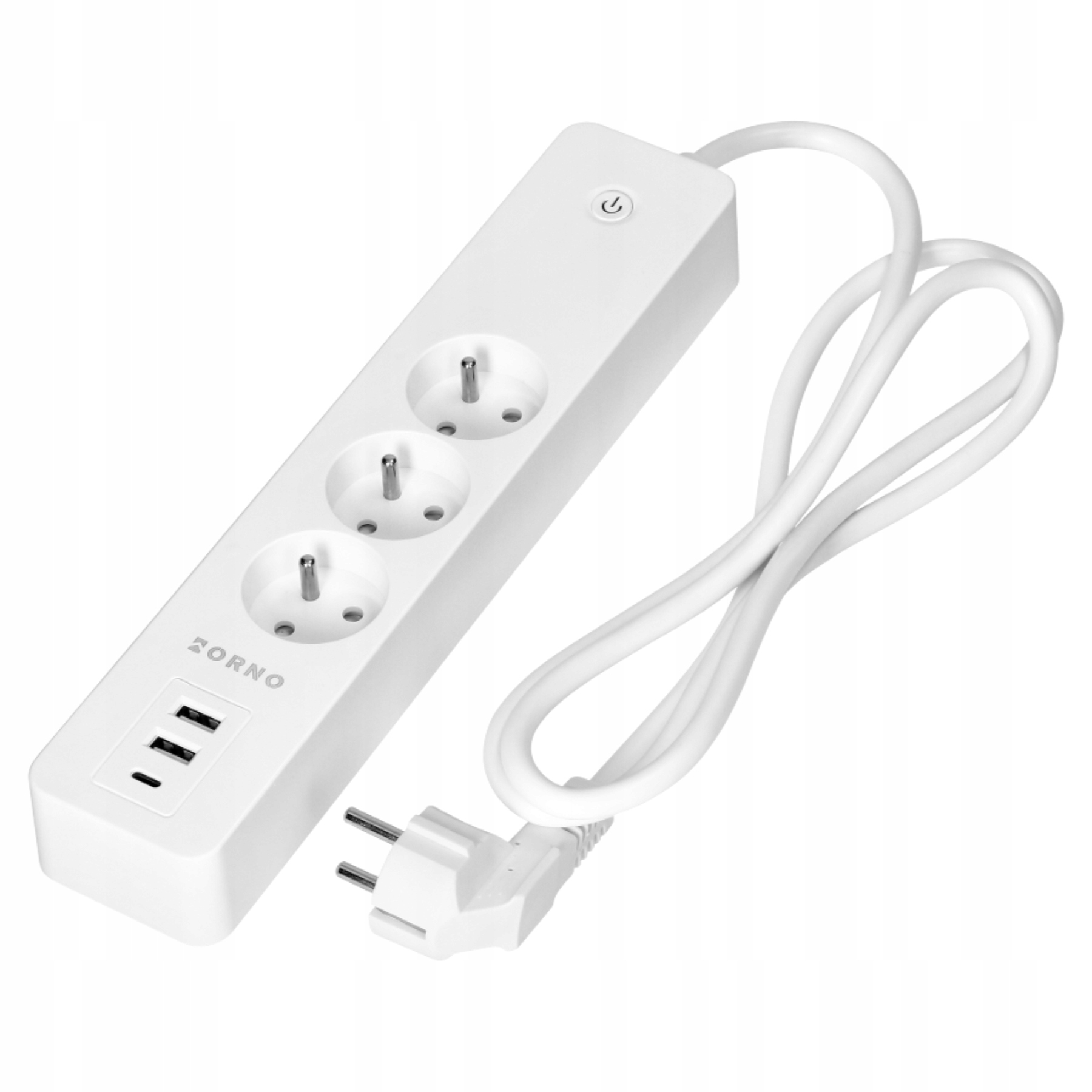 Inteligentní Zásuvková Lišta OR-SH-17520/W (3 Zásuvky 2 Usb 1 Usb-c)