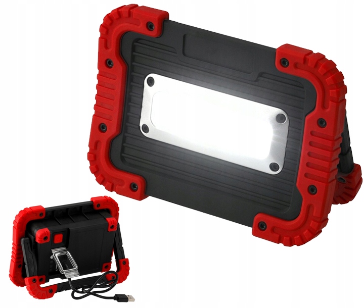 

Naświetlacz halogen lampa Led 10W Akumulatorowy