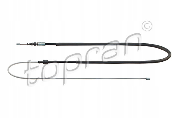 Linka cięgno hamulca ręcznego TOPRAN 721 672 Producent części Topran