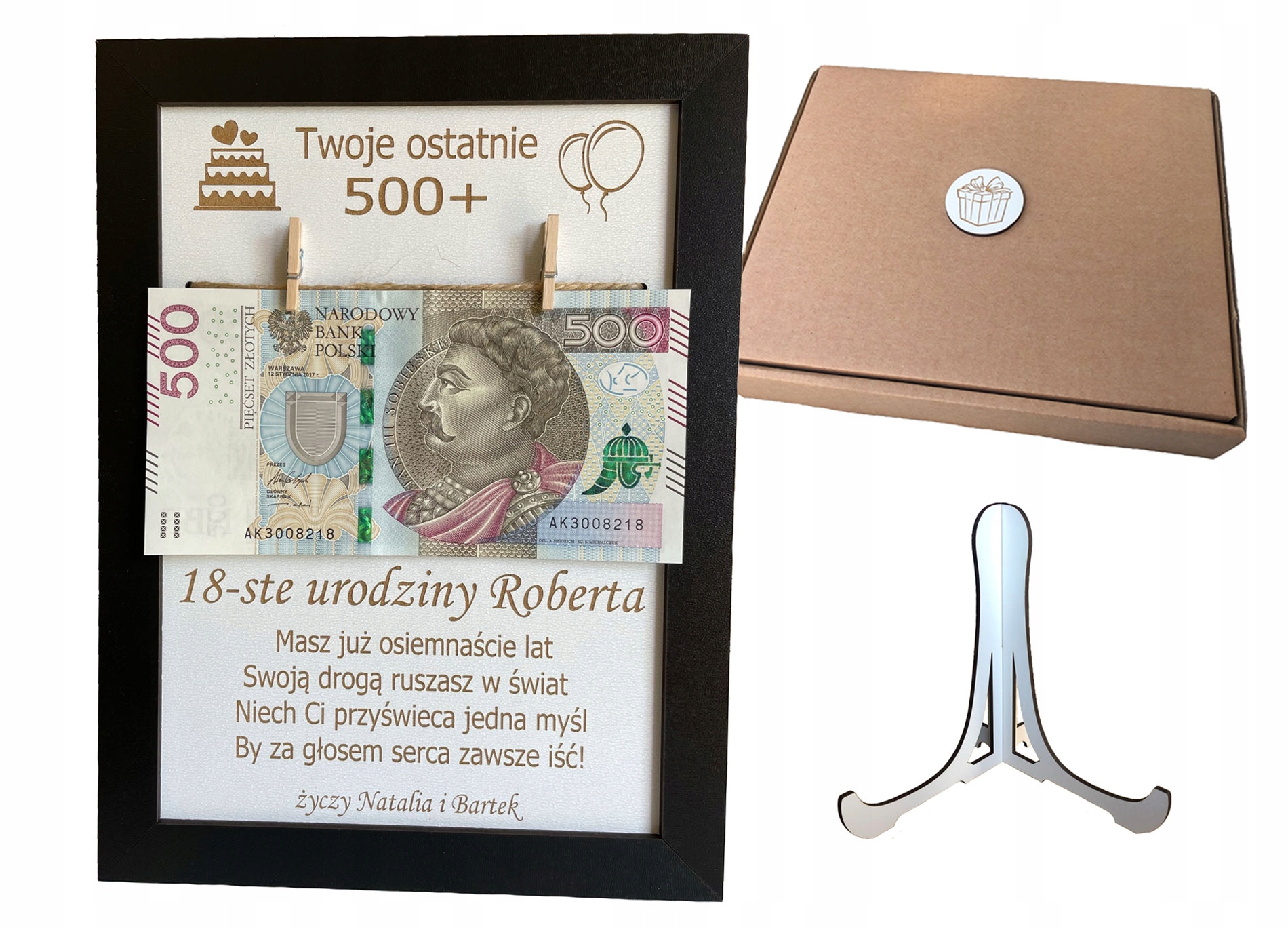 

Na 18 Urodziny Ramka Twoje Ostatnie 500+