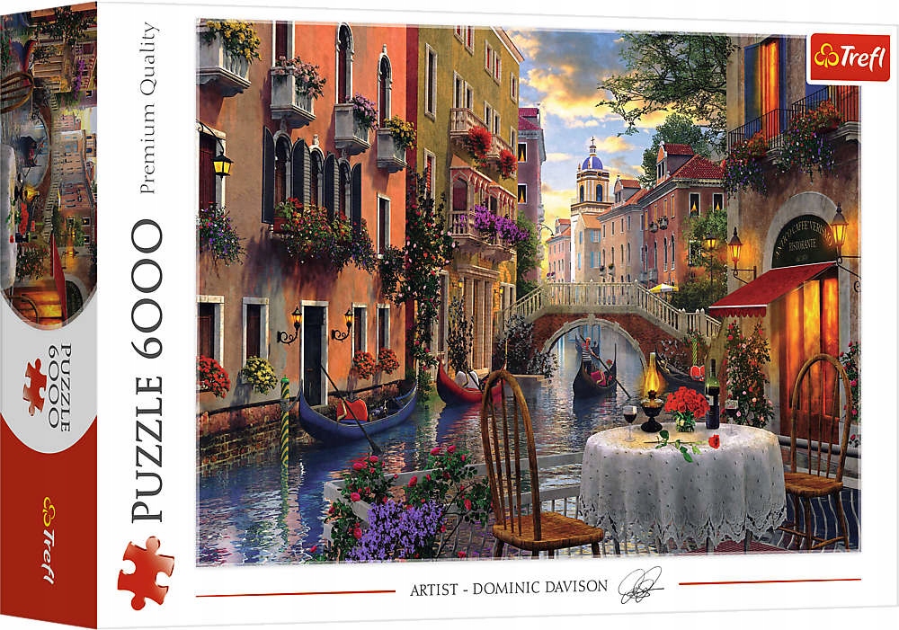 

Puzzle Romantyczna Kolacja W Wenecji 6000 Elem.