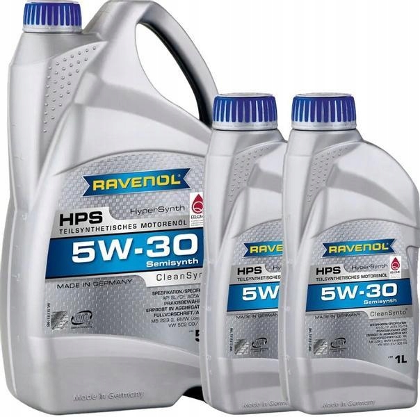 RAVENOL HPS CLEANSYNTO OLEJ SILNIKOWY 5W30 7L