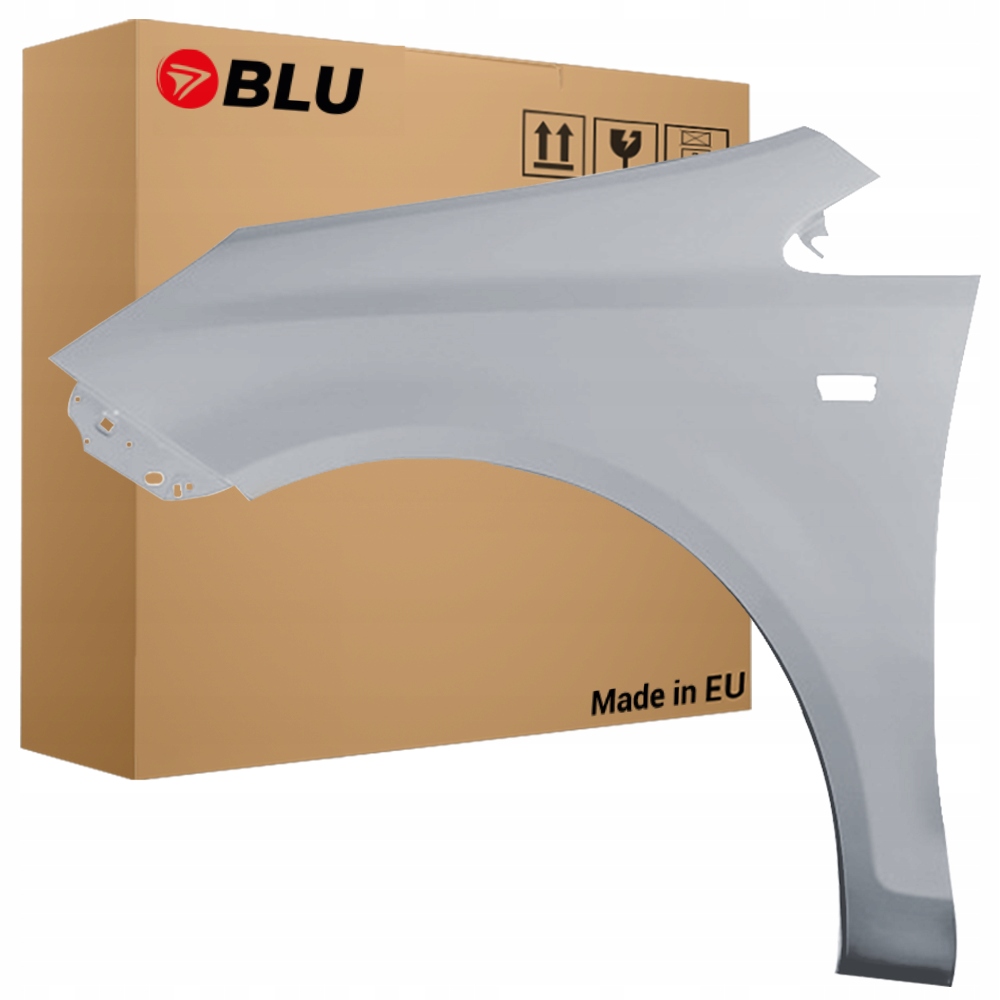 Blu Blatník Opel Corsa D Z157 levý stříbrný 06-14 přední pozink StarSilber