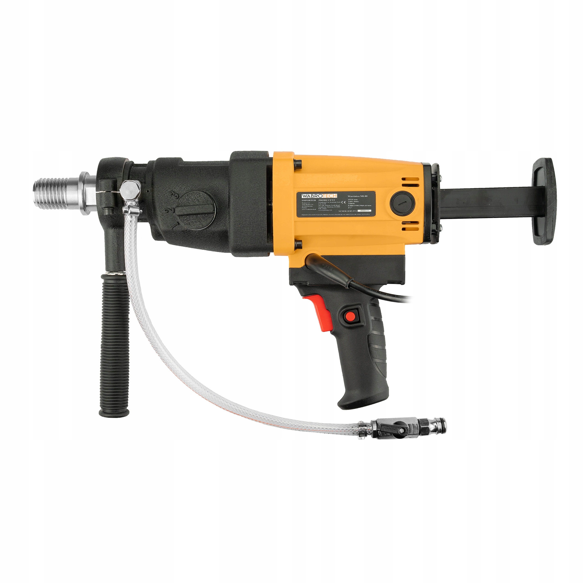 Korunkový Vrták pro Betonu fi112 mm Ruční vrtačka 1500W WT112 Wabrotech