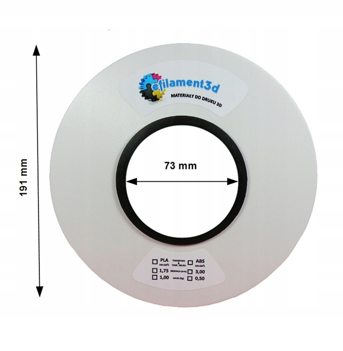 FILAMENT PLA1,75mm CIEMNY ZIELONY 1kg DRUKARKA 3D Kod producenta 007