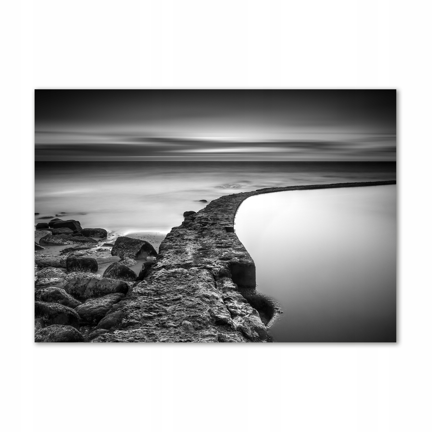 

Foto obraz szklany Kamienista plaża 100x70