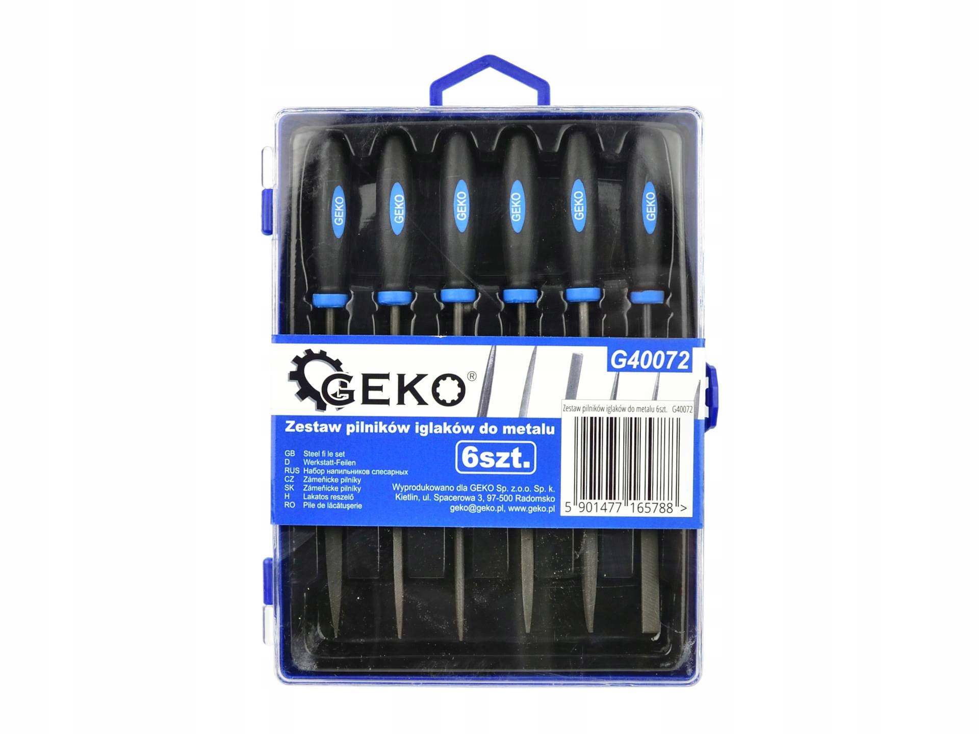 ZESTAW KOMPLET PILNIKÓW IGLAKÓW PILNIKI IGLAKI 6EL EAN (GTIN) 5901477165788
