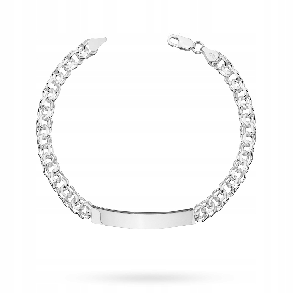 Pánský Náramek ryzost 925 Galibardi 22 cm a Gravírování destička