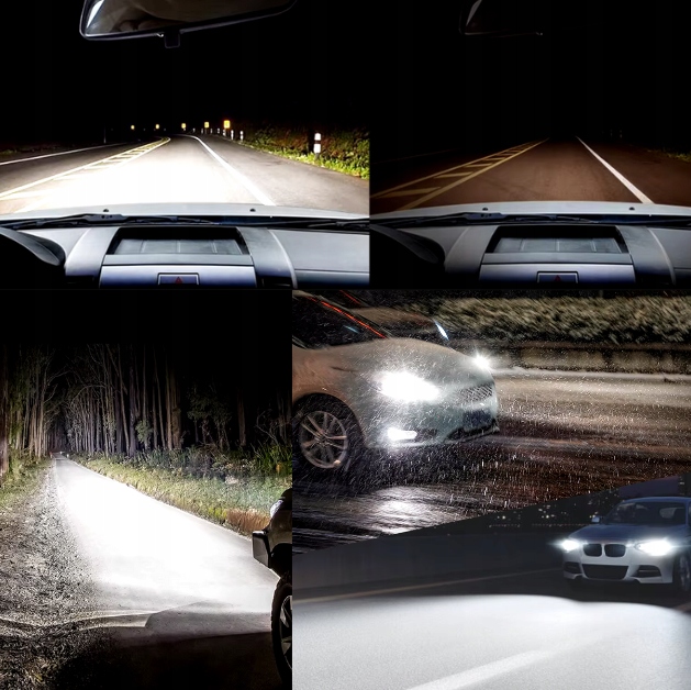 ŻARÓWKI H4 LED HOMOLOGACJA CANBUS H4 XENON H4 BIAŁE NAJMOCNIEJSZE RETROFIT Napięcie 12 V