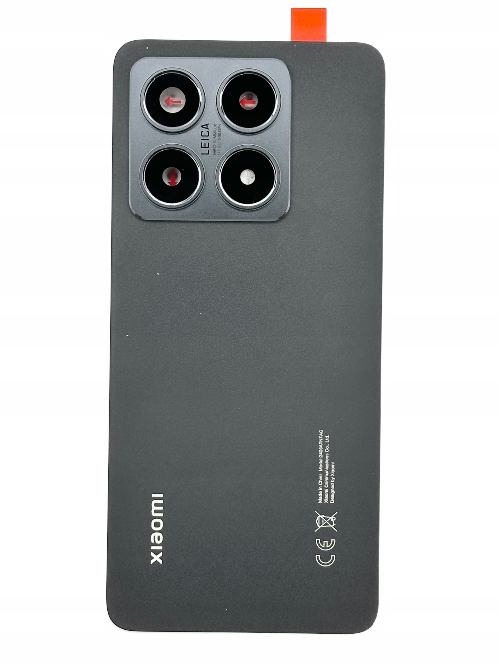 Tylna klapka Xiaomi 14T Czarny z osłoną obiektywu