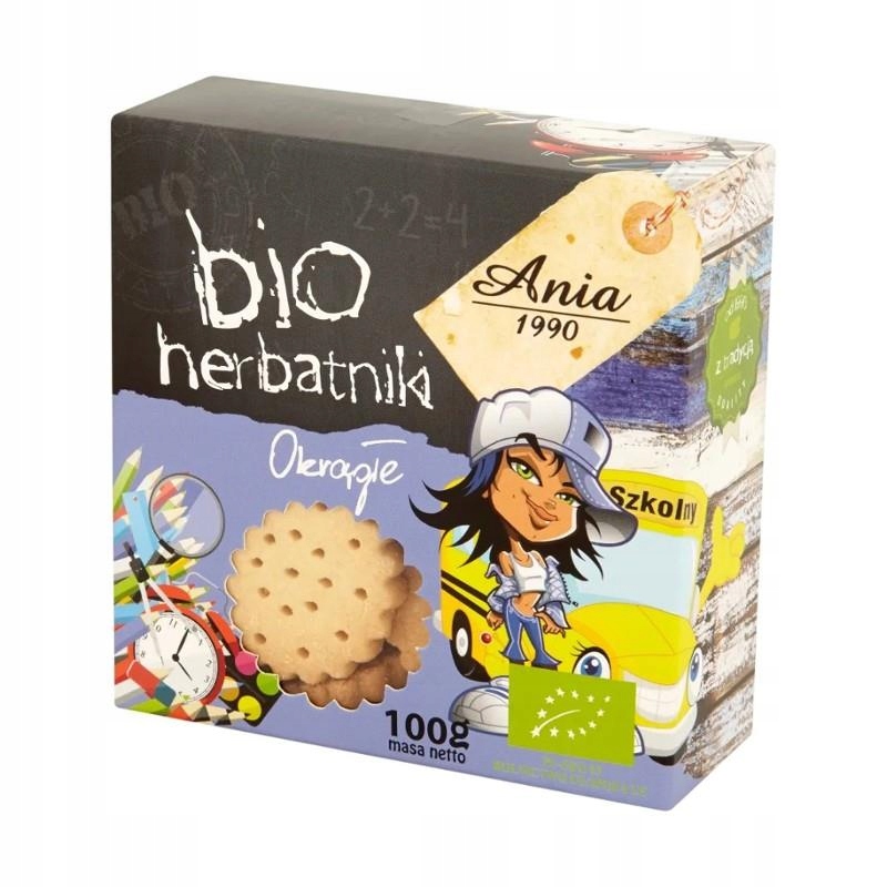 Herbatniki okrągłe 100g Bio Ania