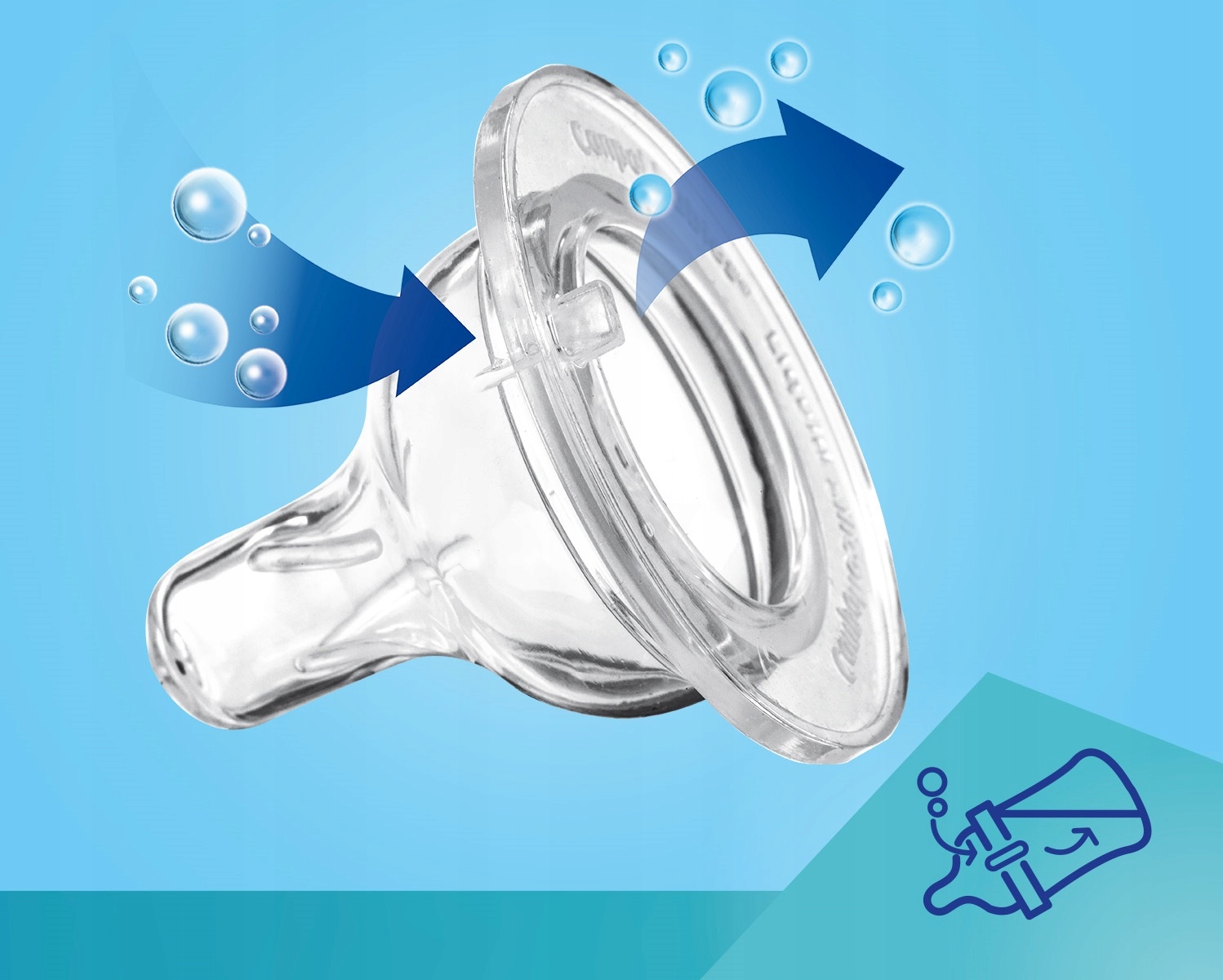 CANPOL BUTELKA ANTYKOLKOWA ZE ŚWIECĄCYMI UCHWYTAMI KOALA 12m+ 300ml Kolor Odcienie niebieskiego