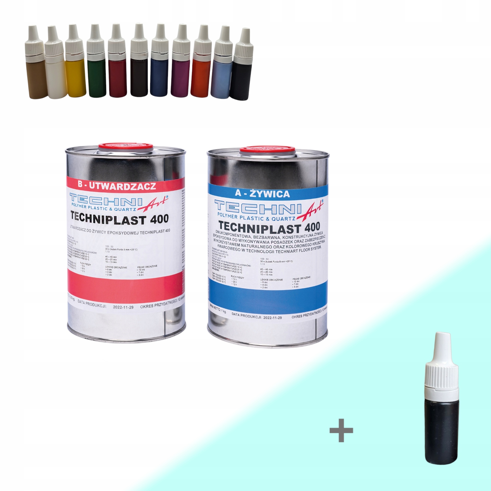 Żywica odlewnicza 3D do barwienia efekt szkła1.5kg