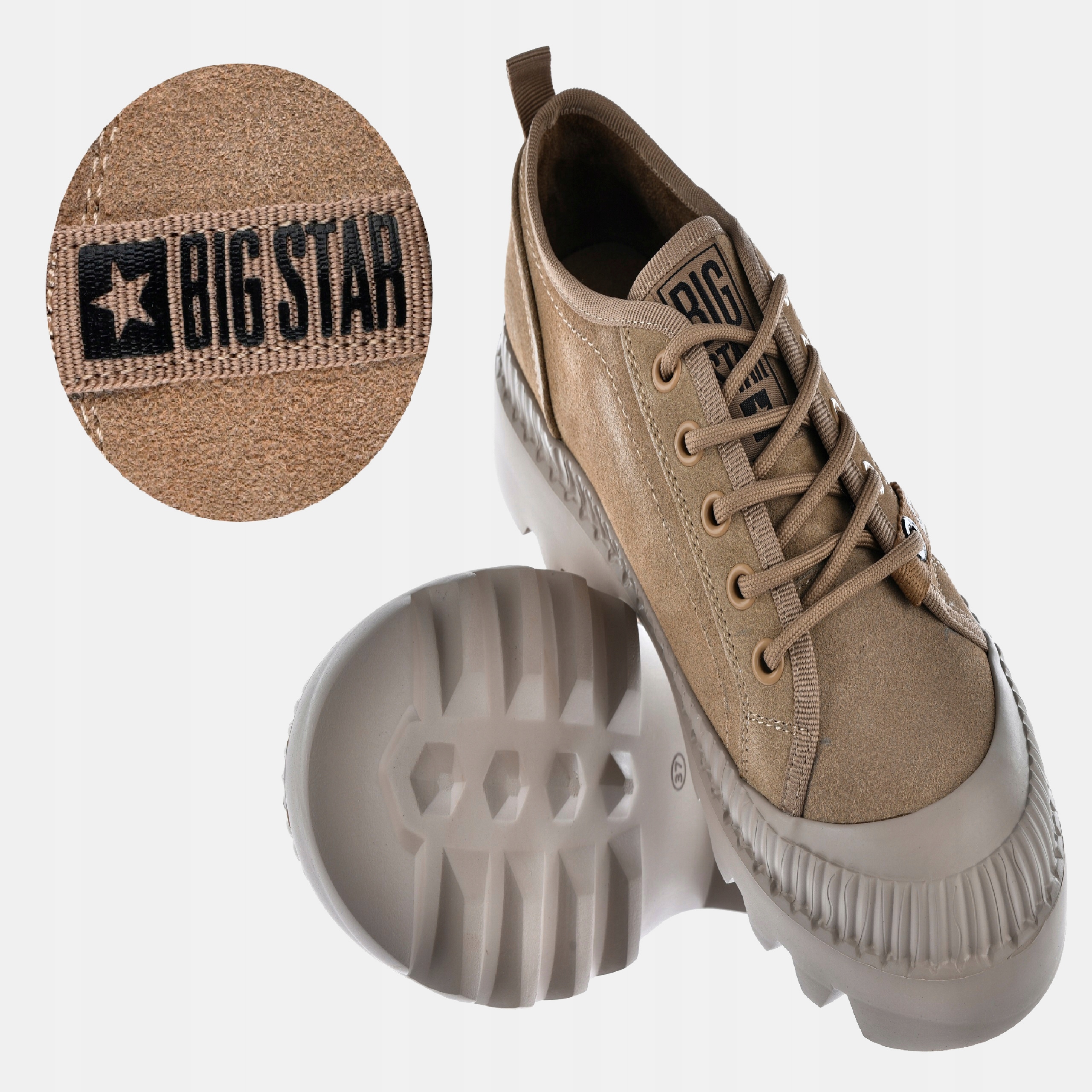 Buty Damskie Big Star Jesienne Sportowe KK274511-39