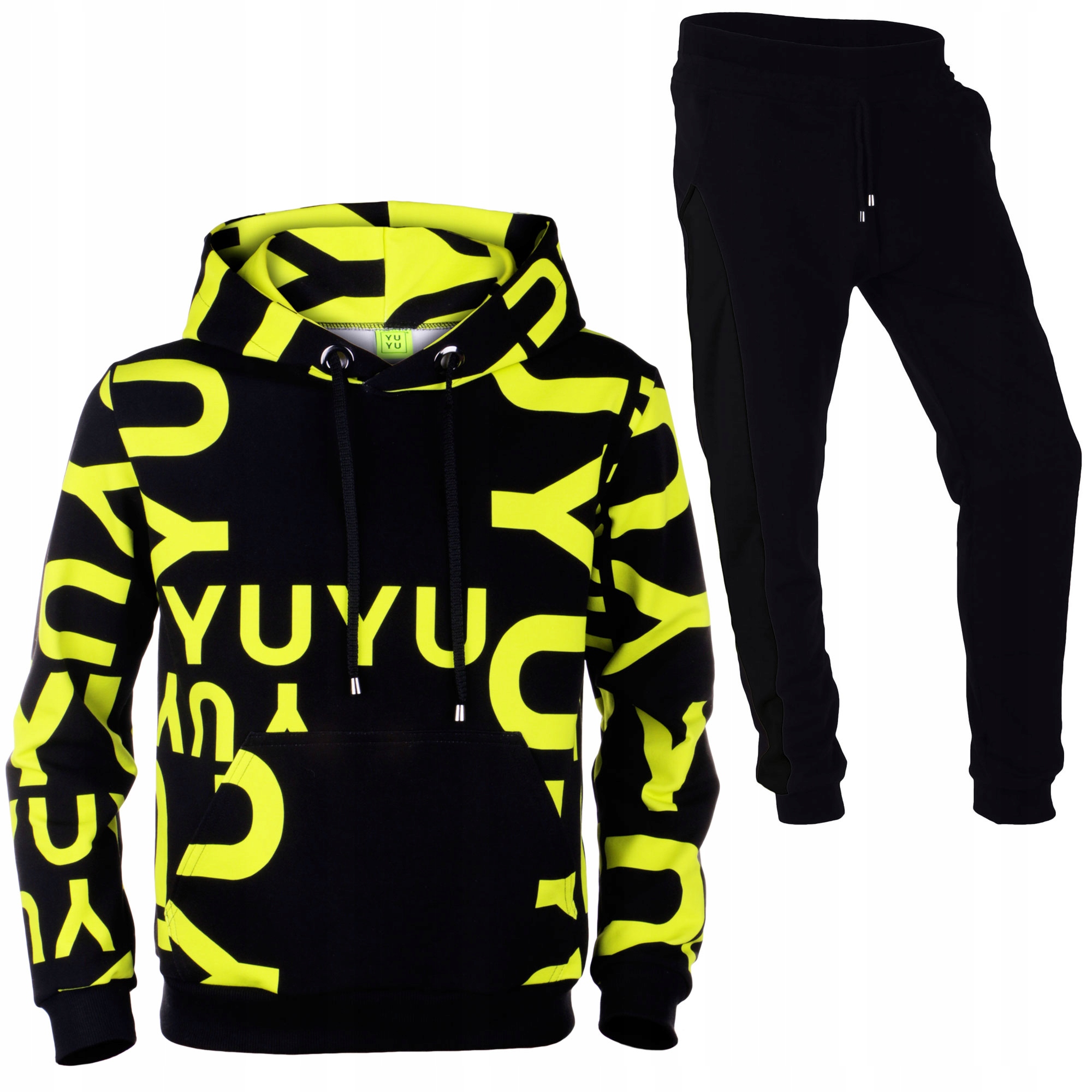 

Dres Bluza Kaptur Yuyu+ Spodnie Czarne Sznurek 146