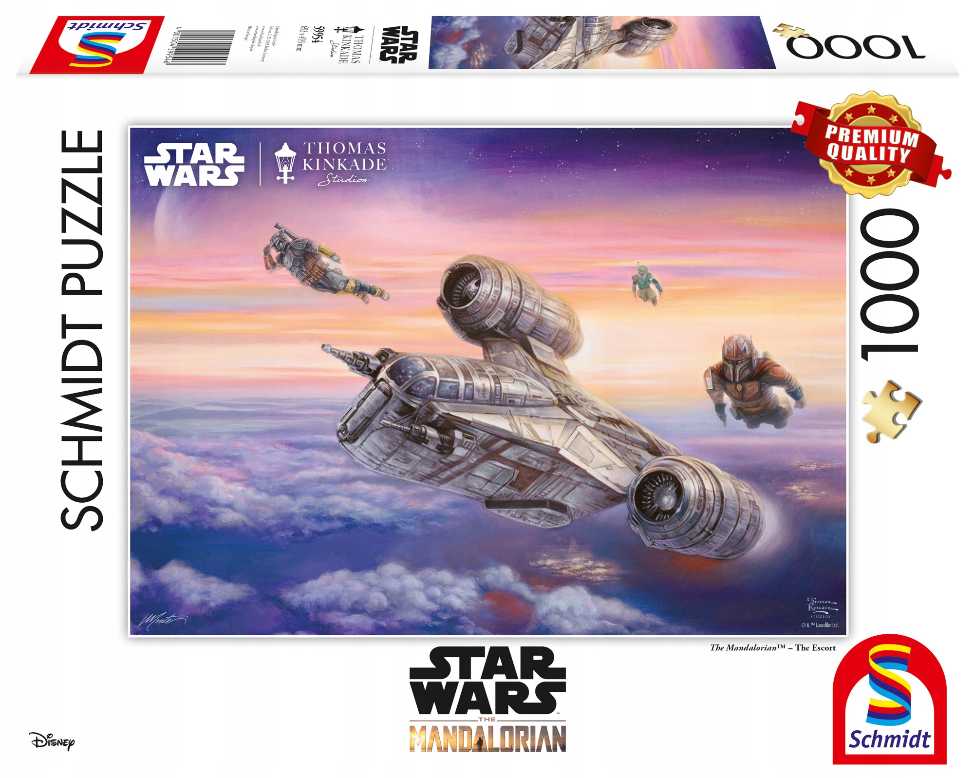 

Pq Puzzle 1000 Eskorta Star Wars The Mandalorian