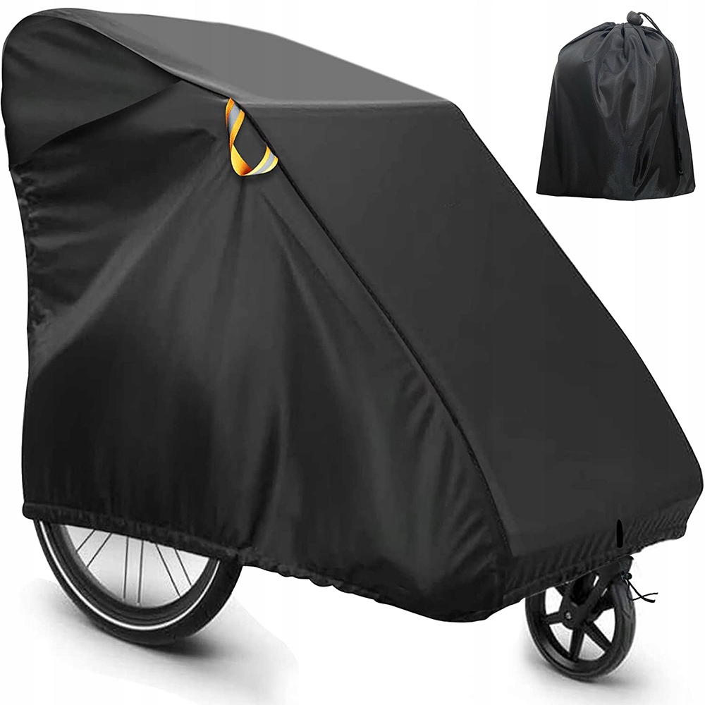 WODOSZCZELNA OSŁONA PRZYCZEPKI ROWEROW 140X88X92CM POKROWIEC NA PRZYCZEPKĘ Marka bez marki