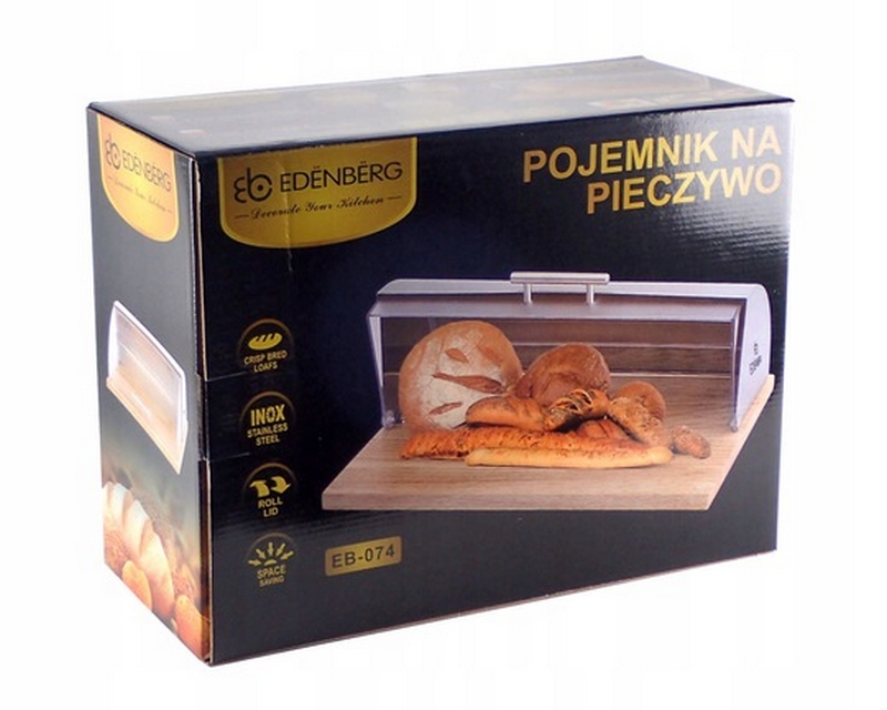 CHLEBAK deska POJEMNIK EDENBERG stal EB 74 NOWOŚĆ Kształt owalny