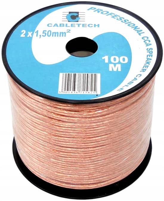 

Przewód Głośnikowy Kabel Cca 2x1,50 mm 1m