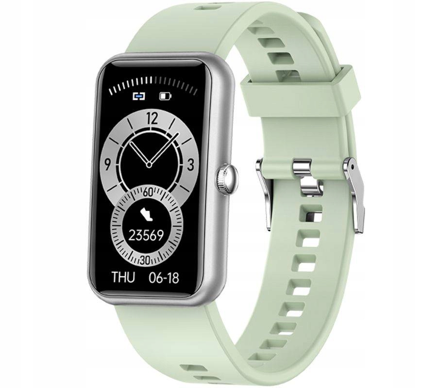 

Rubicon Smartwatch Opaska Pulsoksymetr Puls Zielo