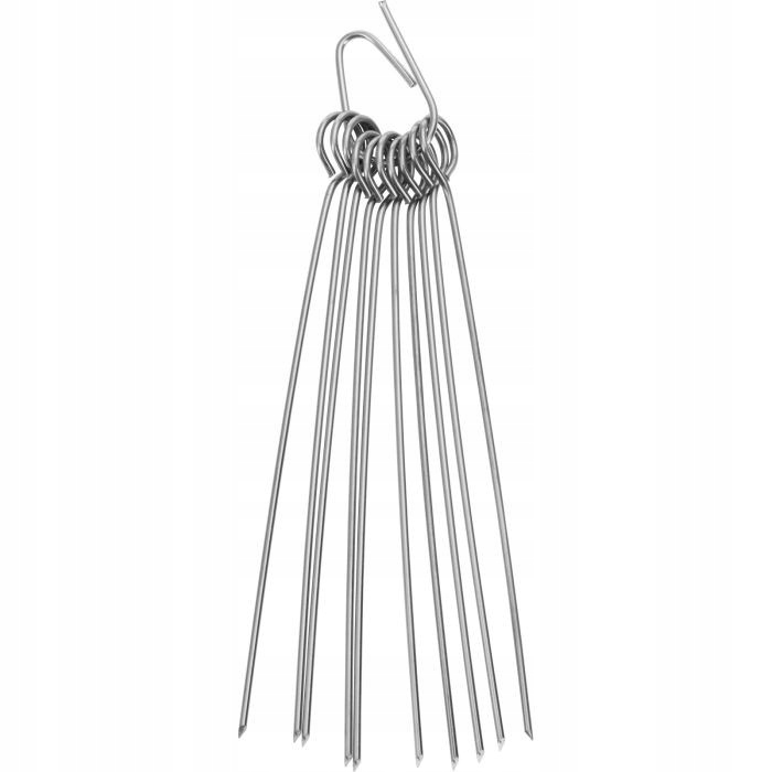 ZESTAW 10 SZPIKULCÓW DO ROLAD STAL NIERDZEWNA Marka WESTMARK