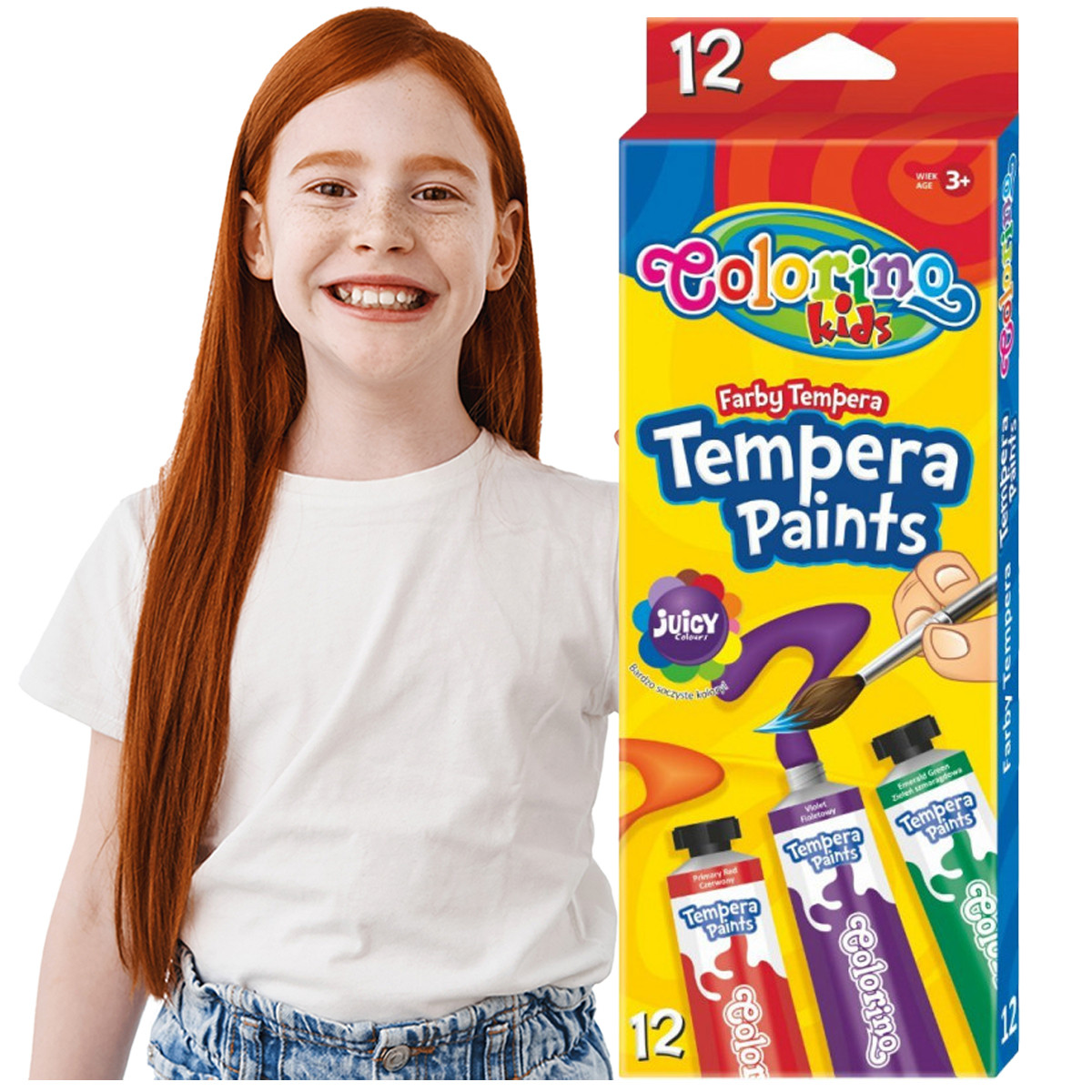 

Colorino Kids Farby Tempera W Tubce Patio 12x12ml