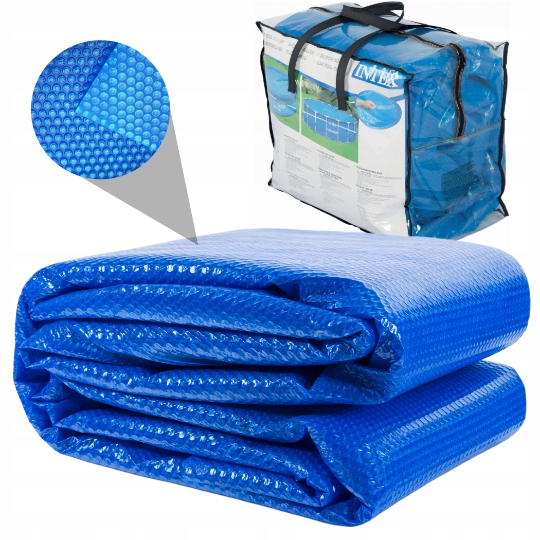 Hustá solárna vyhrievacia fólia na bazén 457 cm Intex 29023 29013