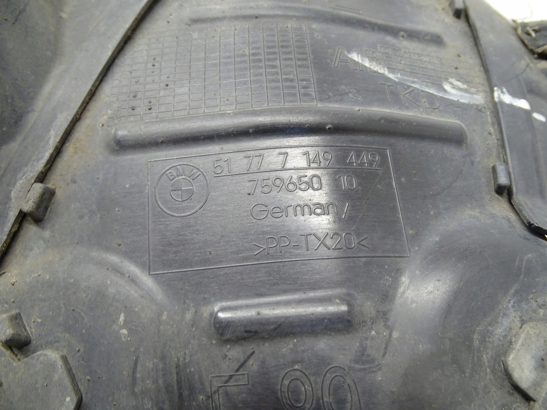 mudguard left front front BMW Z4 E89 7191029