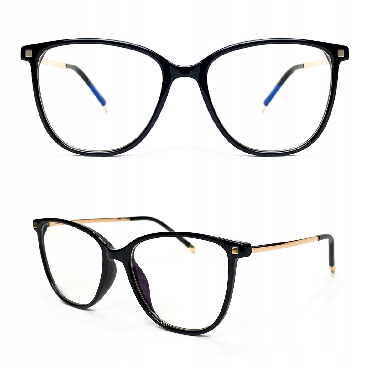 

Okulary Zerówki Kobiece Antyrefleks Blue Blocker