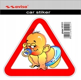 

Avisa Naklejka Dziecko W Samochodzie 14X13cm