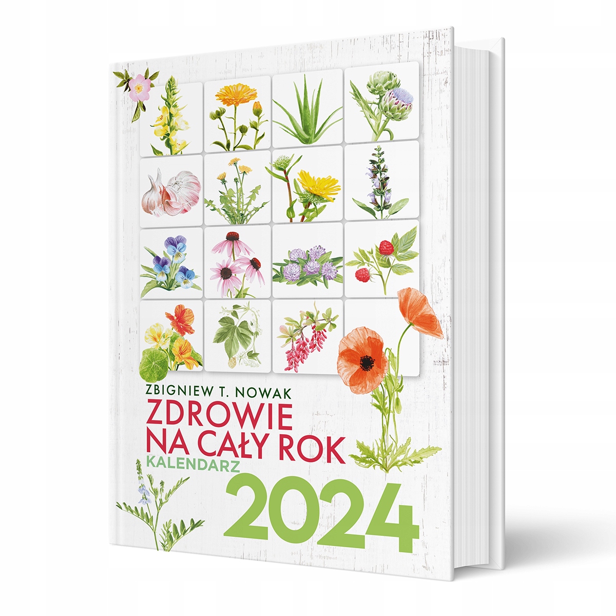 ZDROWIE NA CAŁY ROK KALENDARZ 2024 Zbigniew T. Nowak defekt