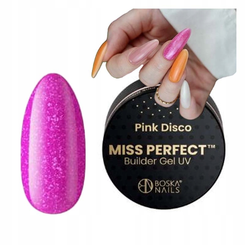 

Żel budujący Pink Disco Boska Nails 15 ml