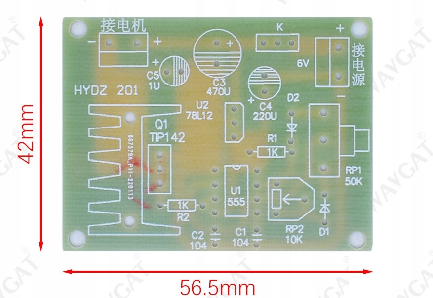 Silnik elektryczny regulacja obrotów model DIY KIT Model Silnik elektryczny regulacja obrotów