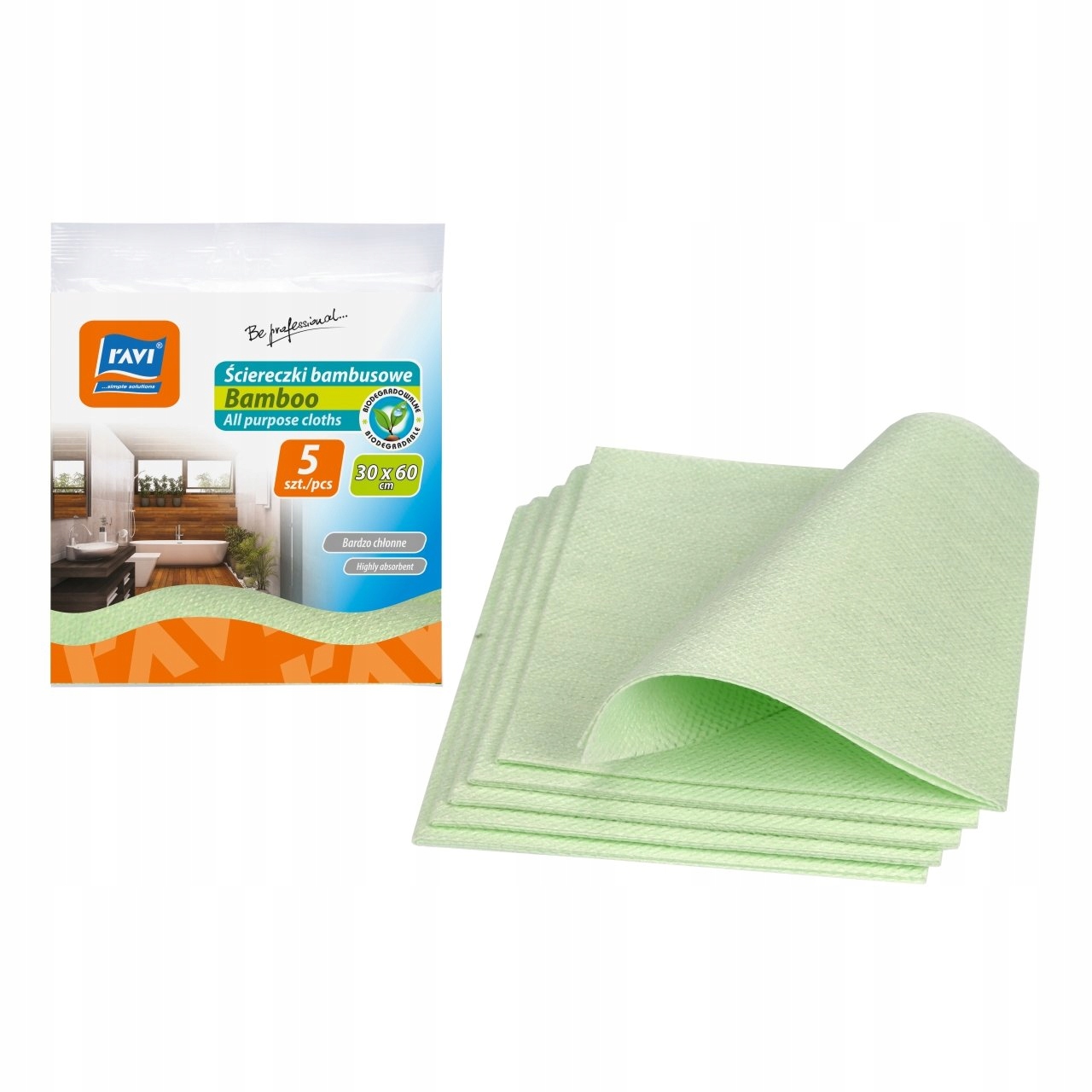 

Ravi Bamboo Ściereczki bambusowe 100% bambus