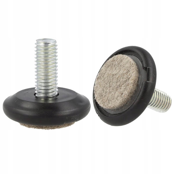 

Stopka meblowa fi30mm M10x25 z wymiennym ślizgiem