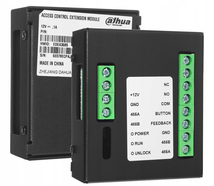 Moduł przekaźnikowy dostępu Dahua DEE1010B-S2 1-drzwiowy do stacji bramowej