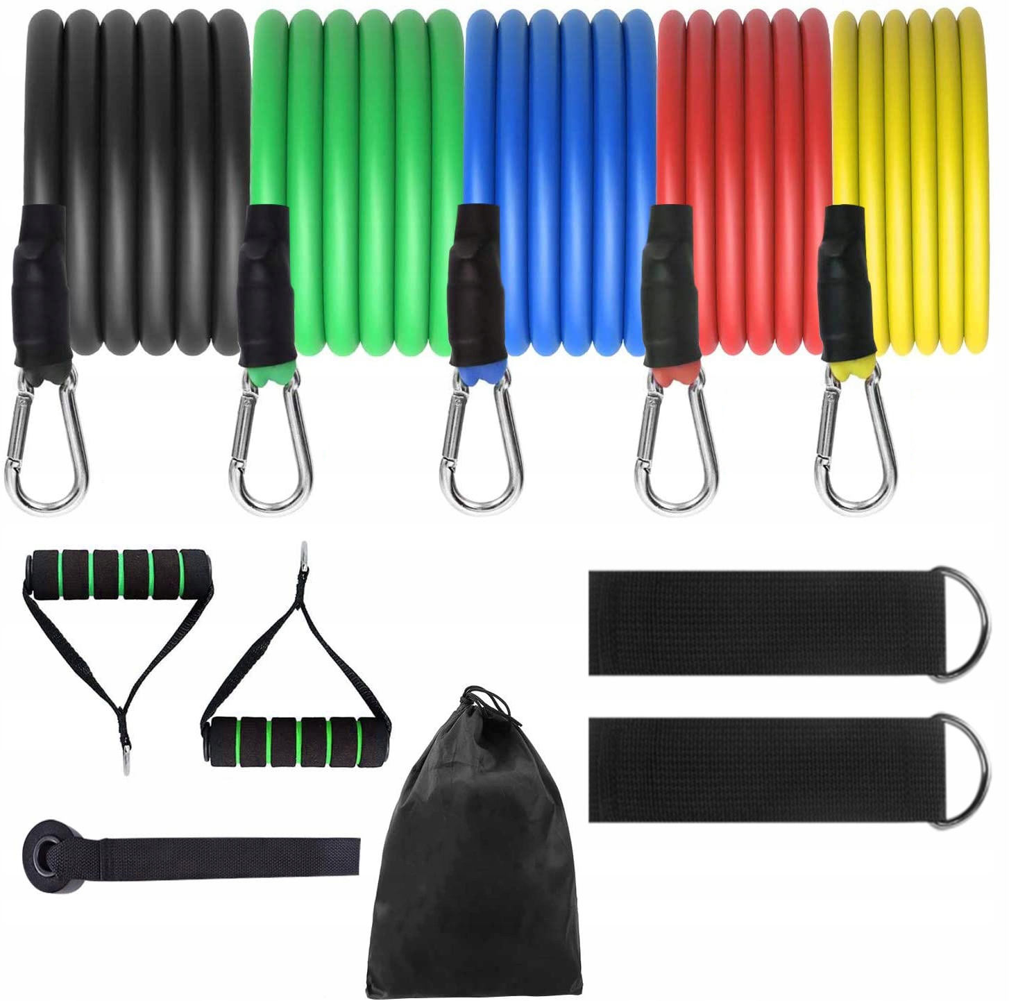 GUMY DO ĆWICZEŃ ZESTAW 5 GUM OPOROWYCH EKSPANDER EAN (GTIN) 5907451319338