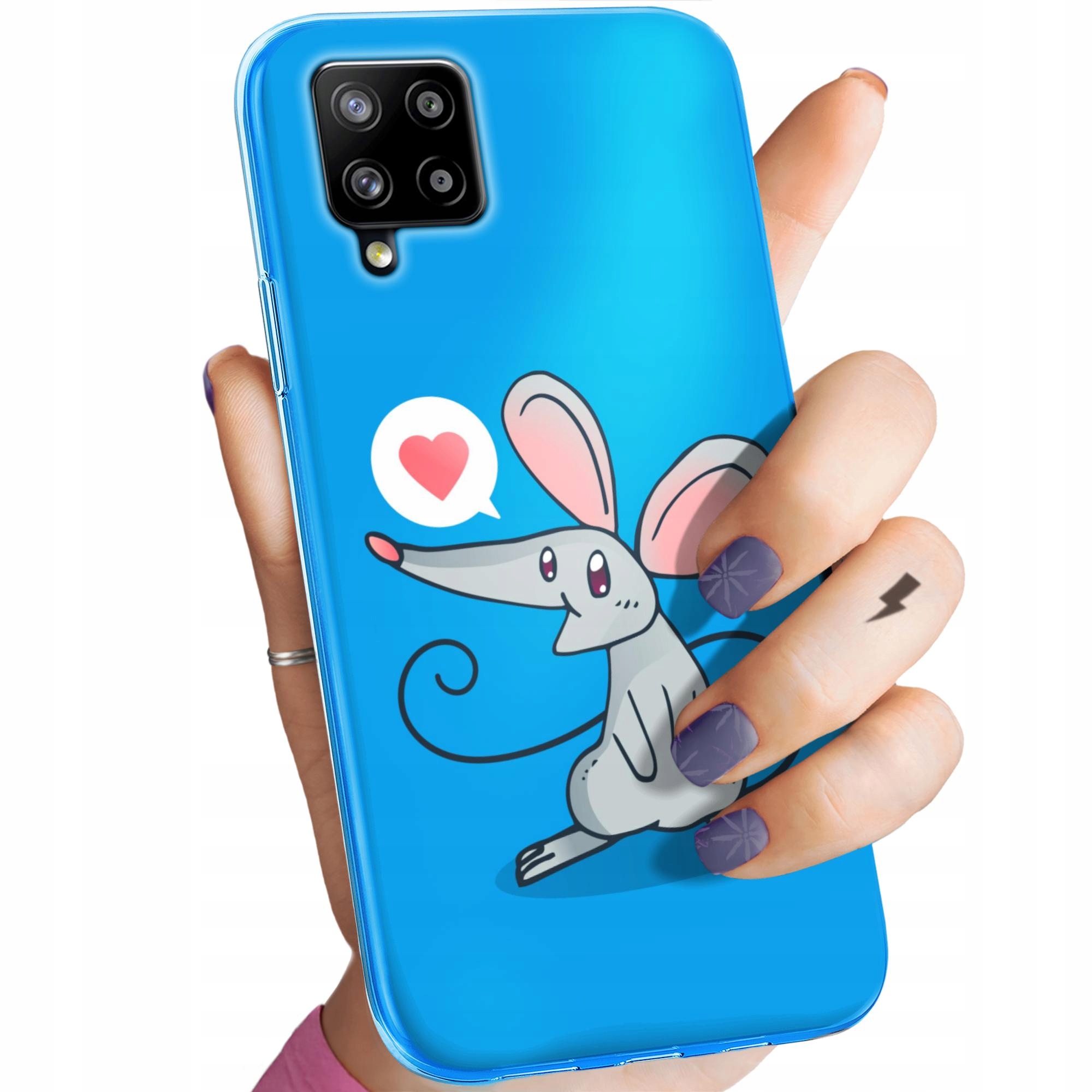 Etui Do Samsung A42 5G Myszka Mouse Mini Obudowa Pokrowiec Case