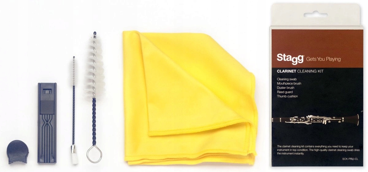 ZESTAW DO KONSERWACJI KLARNETU STAGG SCK PRO CL ŚCIERECZKA SZCZOTECZKA DO Stan opakowania oryginalne