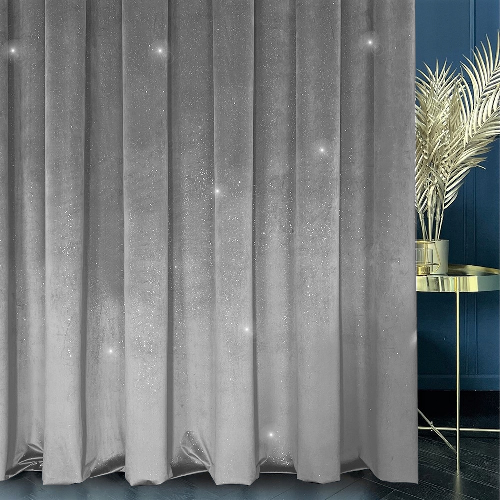 ZASŁONY GLOW 140X250 SZARY TAŚMA Na Wymiar Marka Prestiqua