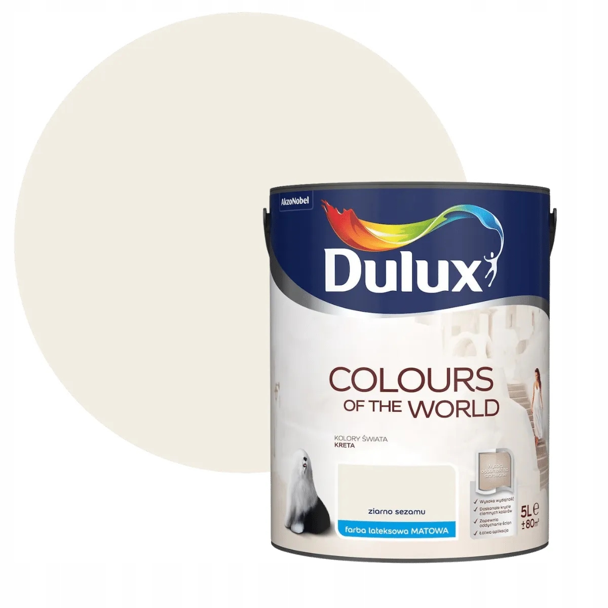 Dulux Barvy Světa Barva Latexová Nástěnná Sezamové semínko 5L