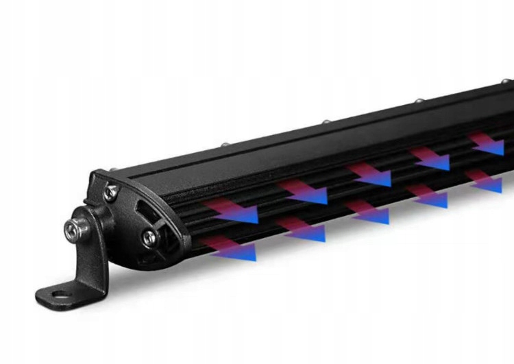 LAMPA ROBOCZA HALOGEN LED DŁUGA WĄSKA 25cm 72W Moc 156 W