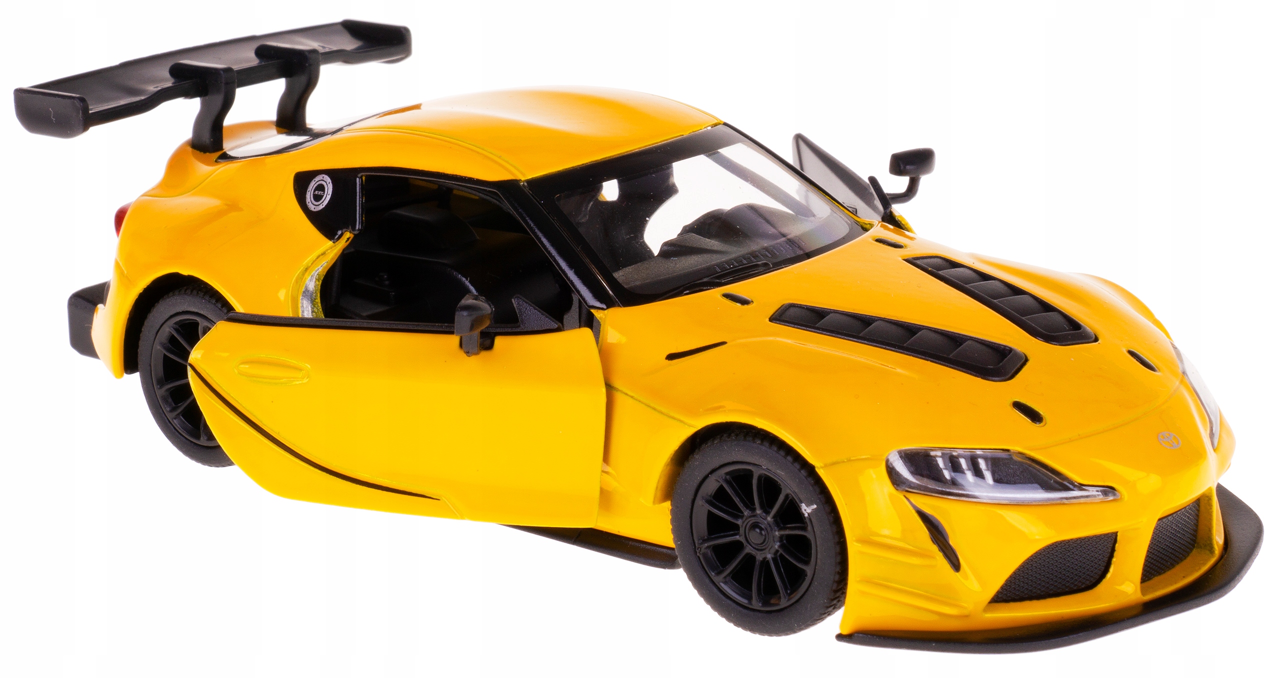 

Toyota Gr Supra Racing Metal 1:36 Kinsmart Żółty