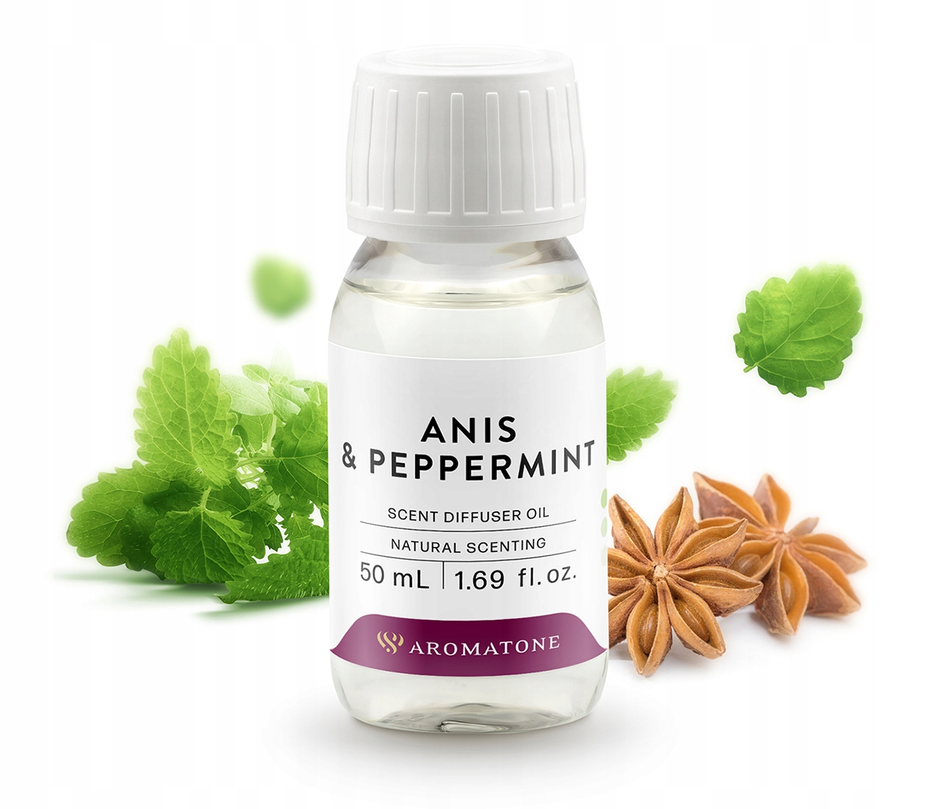 AROMATONE naturalny olejek zapachowy ANYŻ i MIĘTA PIEPRZOWA 50 ml + gratis