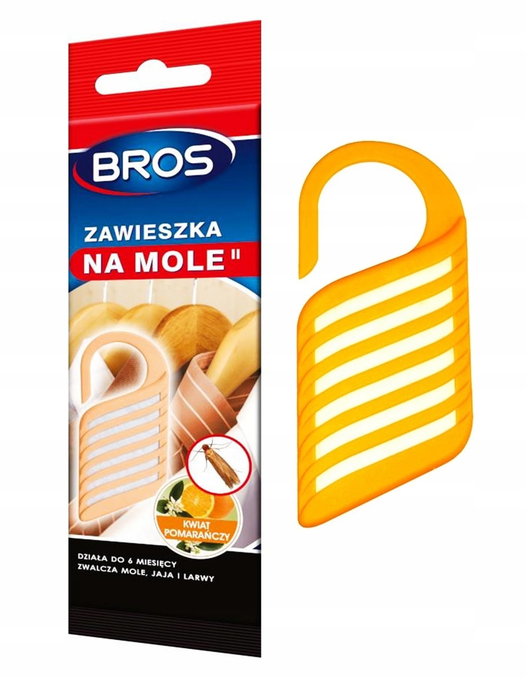 

Bros Zawieszka do szafy mole odzieżowe Pomarańcza